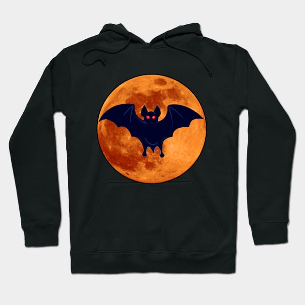 🦇 Vampire Bat – Scary Bloodsucking Creature of the Night Hoodie by Pixoplanet